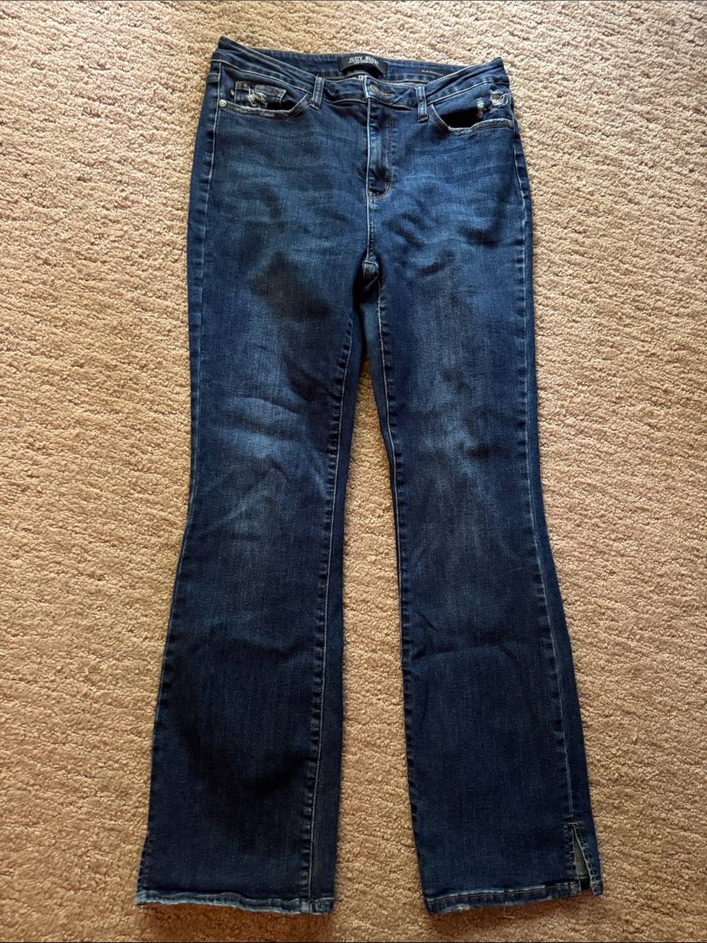 Judy Blue Dark Blue Flare Jeans